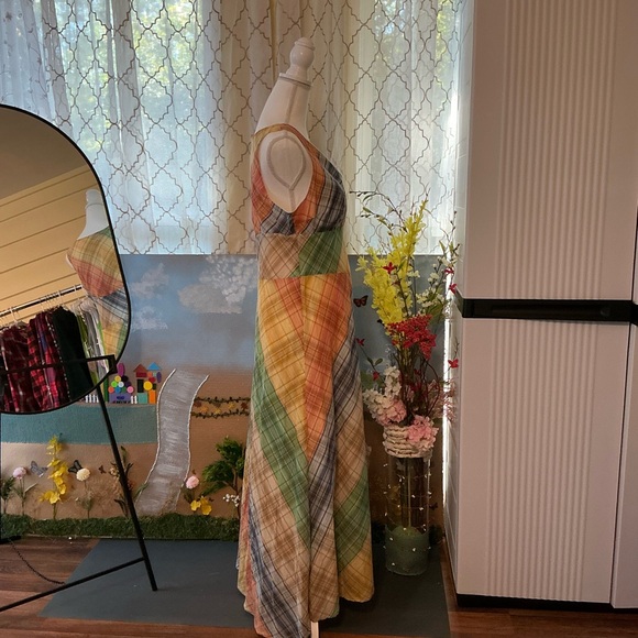 Tommy Hilfiger Vibrant Plaid Maxi Dress - Picture 4 of 5